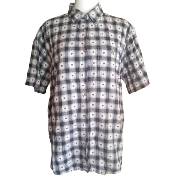 Vintage Bobbie Brooks Womens Button Up Americana Cottage Core Top Size XL - Picture 1 of 8